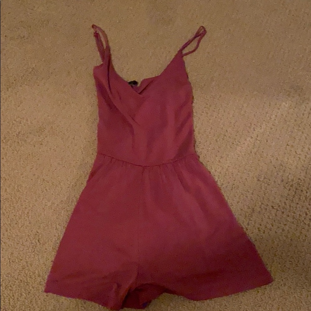 marroon romper